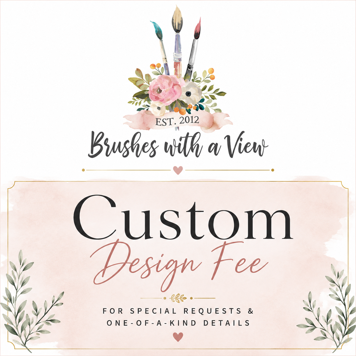 Custom Hand-Painted Piggy Bank - Your Design