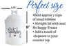 Personalized Large Airtight Dog Treat Jar - Brushes with a View