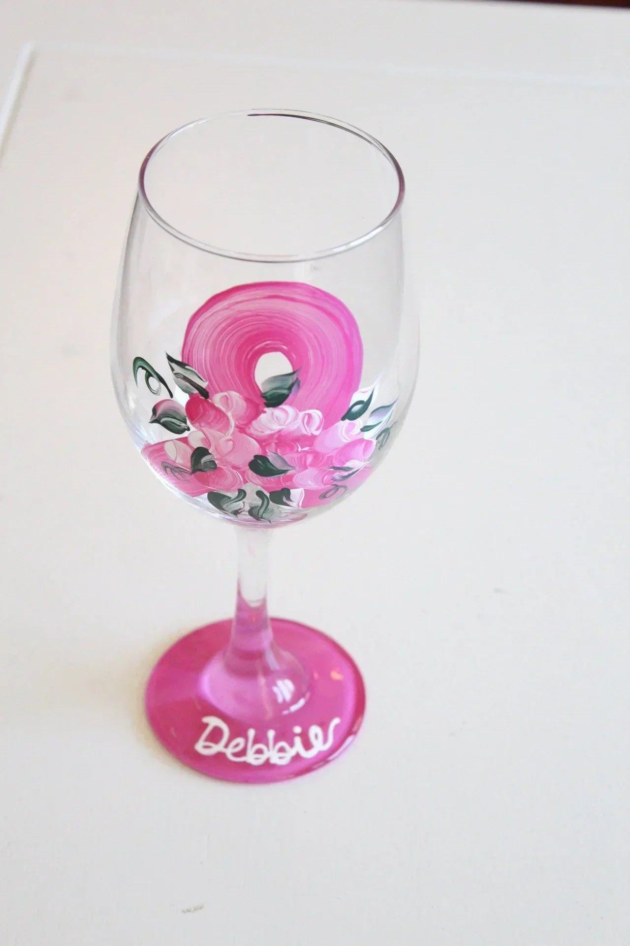 Breast Cancer Survivor Wine Glass