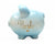 Personalized Blue Ombre Ceramic Piggy Bank for Boys 