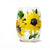 sunflower wine glass  