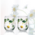 Daisy Stemless Wine Glass - Hand Painted Floral Glassware Gift for Women - Set of 2- Ready to ship