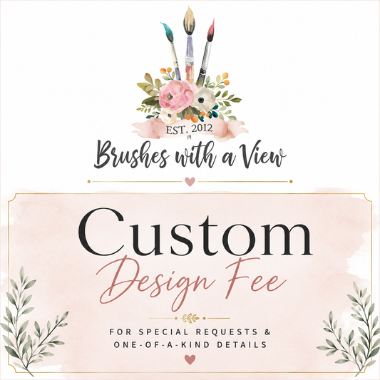 Custom Hand-Painted Piggy Bank - Your Design