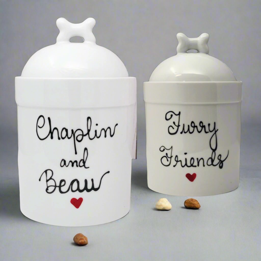Personalized Dog Treat Jar Perfect Puppy Gift