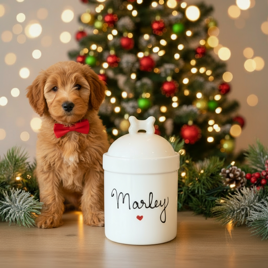 Personalized Large Airtight Dog Treat Jar 