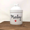 Personalized Pet Treat Jar, Small Customized with Dogs Name