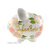 Peach and pink personalized piggy bank hand painted 