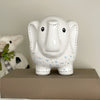 Personalized Elephant Piggy Bank with light blue