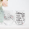 Long Distance Sister Wine Glass with States,  Stemmed or Stemless
